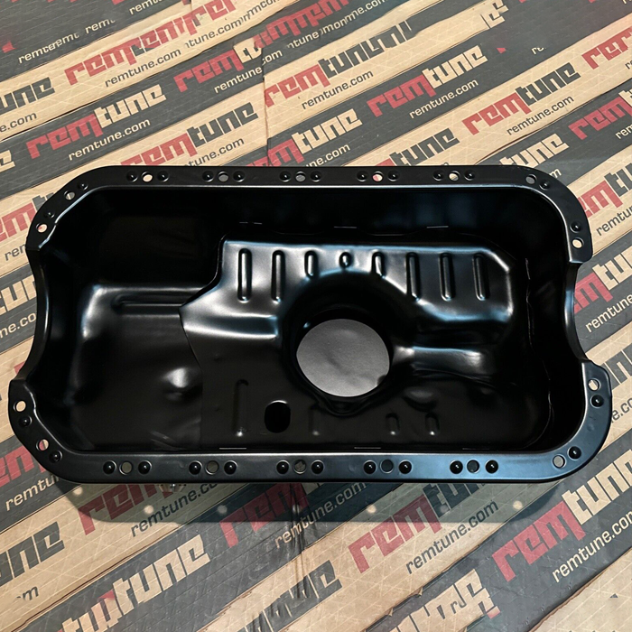 D Series D15/D16 Z6 (DIRECT BOLT ON) A6 B5 B7 VTEC Tapped Oil Pan Turbo 10AN Fitting TIG Welded