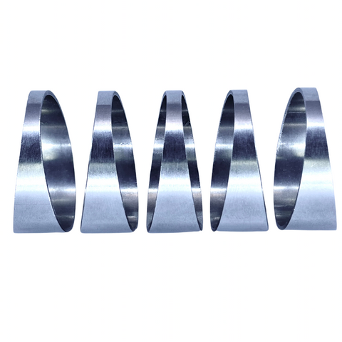 90 degree 1.5” (38mm) 304 Stainless Steel Pie Cuts - Laser Cut and Deburred (5 pack)