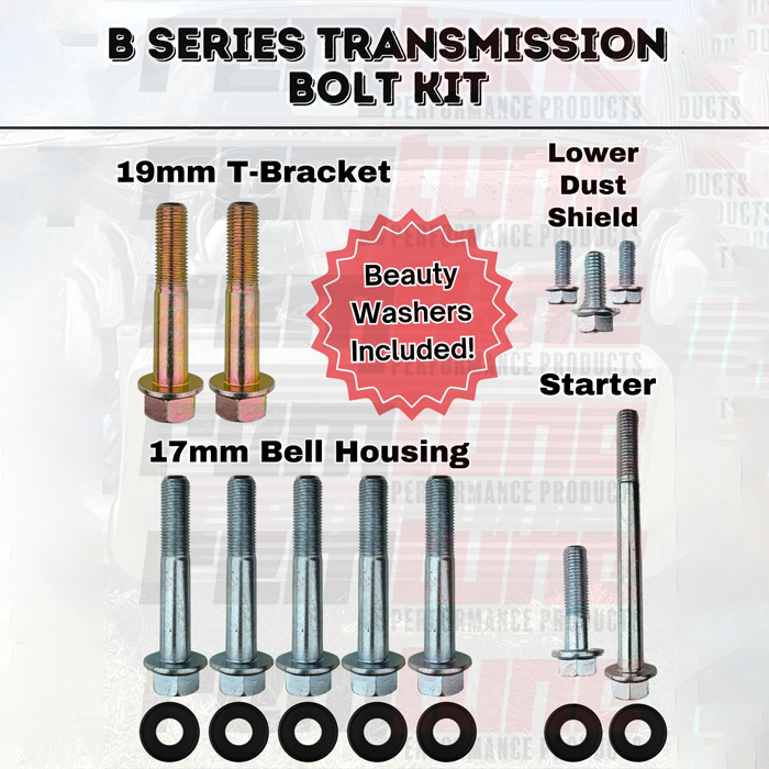 Honda Acura B Series Transmission Bolt Kit for B16 B18 B20 5spd EG DC EK Integra