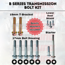 Load image into Gallery viewer, Honda Acura B Series Transmission Bolt Kit for B16 B18 B20 5spd EG DC EK Integra