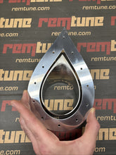 Load image into Gallery viewer, Remtune 3” Stainless Tear Drop With Trim Plate Exhaust Turbo Wastegate 76mm