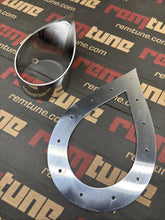 Load image into Gallery viewer, Remtune 3” Stainless Tear Drop With Trim Plate Exhaust Turbo Wastegate 76mm