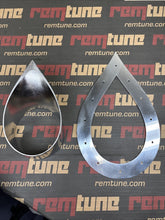 Load image into Gallery viewer, Remtune 4” Stainless Tear Drop With Trim Plate Exhaust Turbo Wastegate 102mm