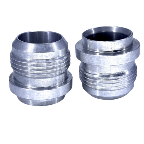 REMTUNE 10AN Male Billet - 6061 Aluminum Weld on Bung Fitting for Secure & Reliable Connections - 10AN Fitting Weld Bung - (2 Pcs)