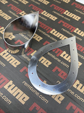 Load image into Gallery viewer, Remtune 4” Stainless Tear Drop With Trim Plate Exhaust Turbo Wastegate 102mm