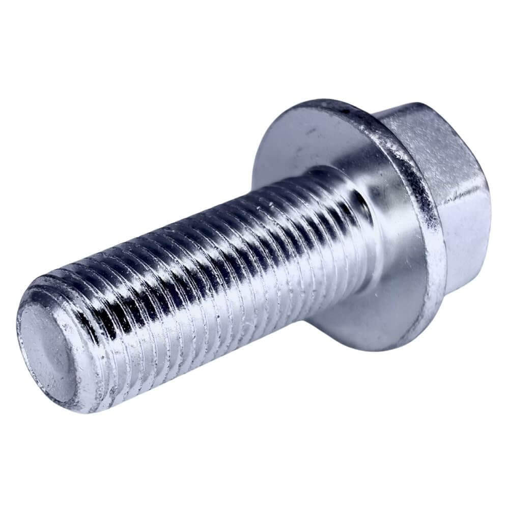 M12-1.25 x 30mm ISO Grade 10.9 Hex Flange Bolt - JIS B1189, Fully Threaded, (1pc)