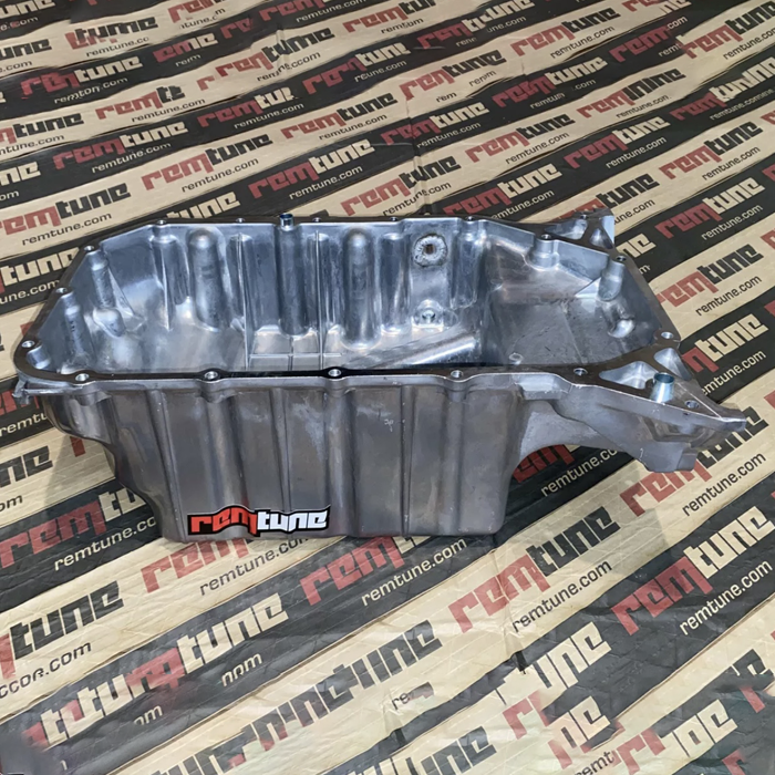 Aluminum K Series Welded Turbo OIL PAN 10AN K-SWAP K20Z3 06-11 Civic SI