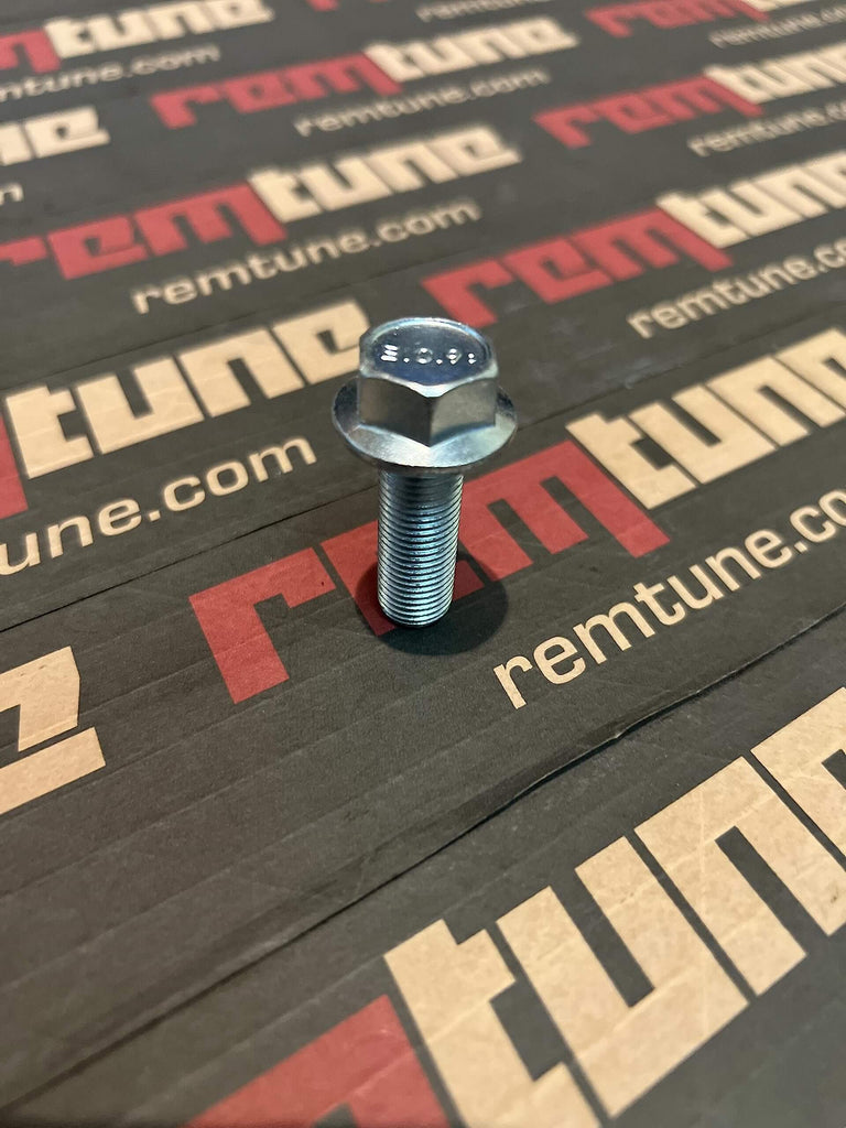 REMTUNE Brand M12-1.25 x 35mm ISO Grade 10.9 Hex Flange Bolt - JIS B1189, Fully Threaded, Japanese Industry Standard Hardware (1pc)