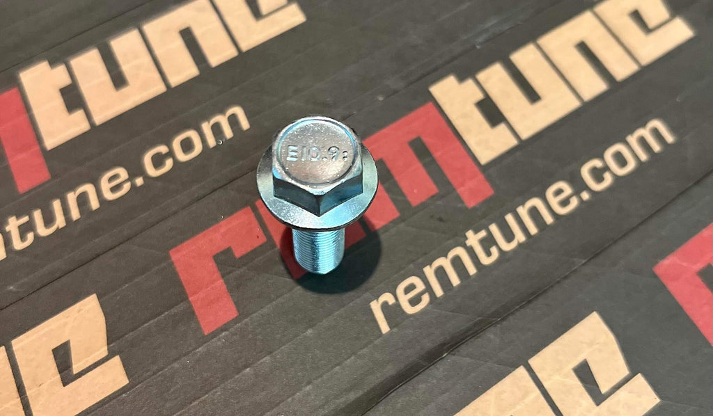 REMTUNE Brand M12-1.25 x 35mm ISO Grade 10.9 Hex Flange Bolt - JIS B1189, Fully Threaded, Japanese Industry Standard Hardware (1pc)