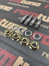Load image into Gallery viewer, RemTune Turbo Manifold Hardware Stud Kit 4 bolt T3 / T4 M10 Stainless Copper Nut