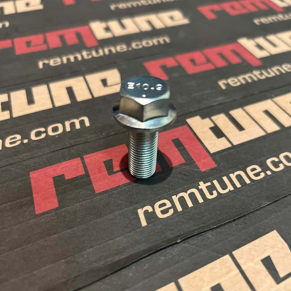 M12-1.25 x 30mm ISO Grade 10.9 Hex Flange Bolt - JIS B1189, Fully Threaded, (1pc)