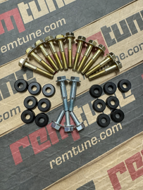 Honda Acura K Series K20/K24 Timing Cover Bolt Kit Yellow Zinc RSX TSX Element