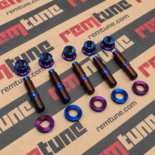 Load image into Gallery viewer, Honda K Series K20 / K24 Burnt Titanium Exhaust Stud Kit M10 x 1.25 x 45mm 5pk