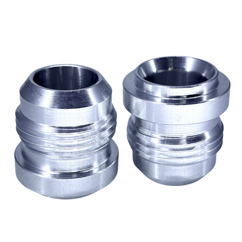 REMTUNE Brand 12AN Male Billet - ALUMINUM Weld On Bung Fitting For Secure & Reliable Connections - AN12 Fitting Weld Bungs for Fabrication Projects - (2 Pcs)