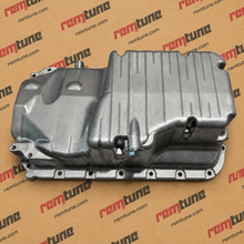 Load image into Gallery viewer, Honda Civic D Series D16 Y8 Y5 Aluminum Oil Pan Turbo 10AN Weld Bung Fitting