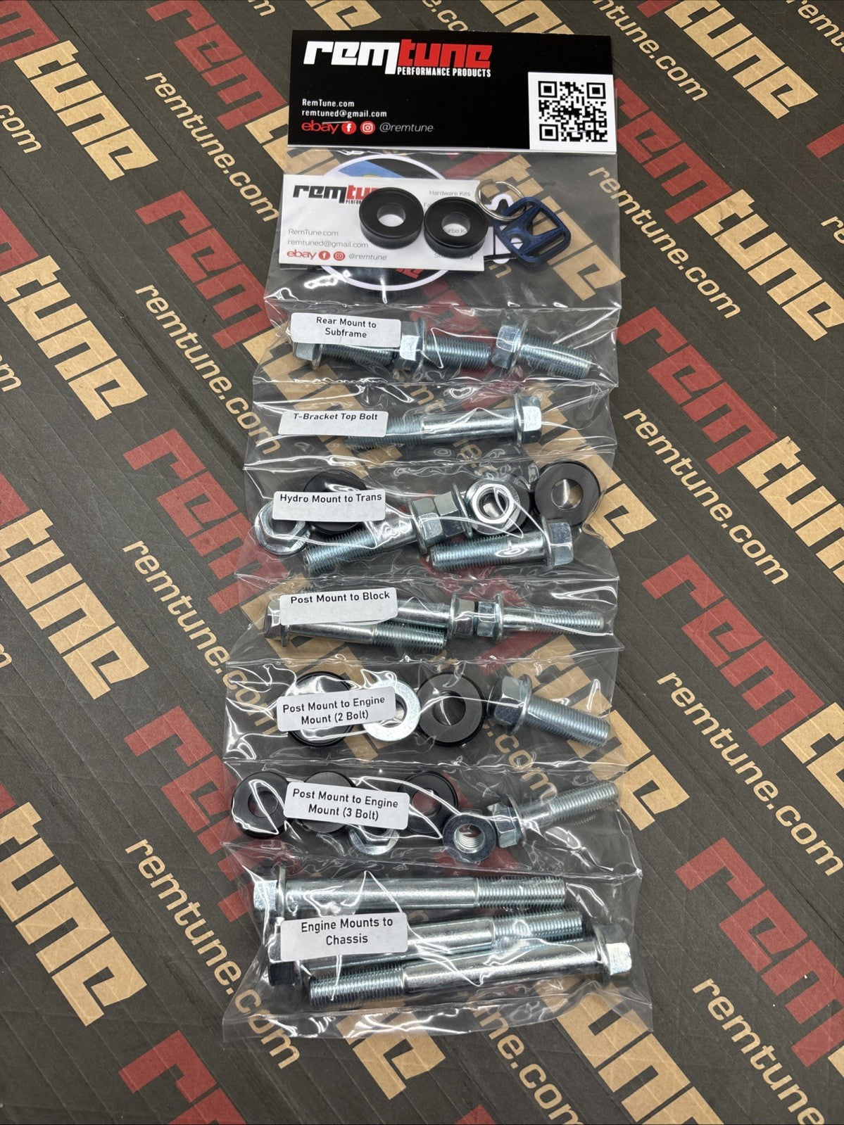Honda B Series Engine Mount Bolt Kit EG DC Civic Integra 2/3 Bolt Post Trans