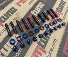 Load image into Gallery viewer, Honda B Series B16 B18 B20 Burnt Titanium INTAKE Stud Kit M8 x 1.25 x 45mm 10pk